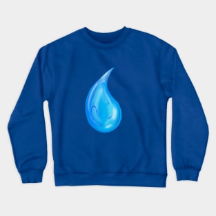 Pouring whale Crewneck Sweatshirt